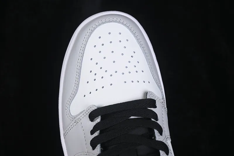 All categories Air Jordan Jordan series basketball shoes Air Jordan 1 Low G version pure original Air Jordan 1 Low AJ1 Joe 1 white gray black hook low-top retro cultural basketball shoes 553558-045